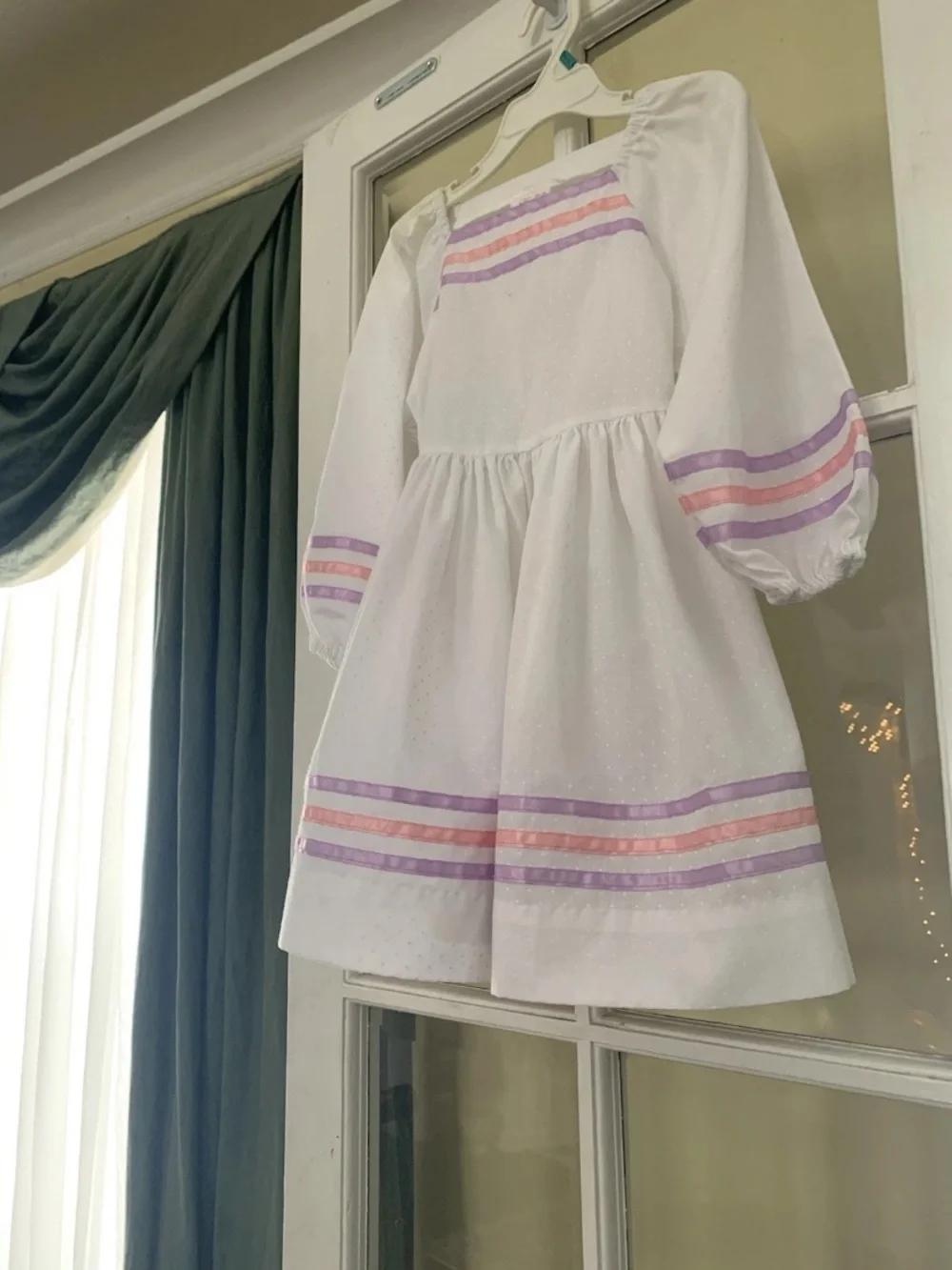 Vintage Love Brand The Ribbon Dress Girls Size 5 *Missing Belt Made In USA